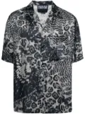 Versace Jeans Couture animal-print buttoned shirt - Grey