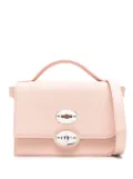 Zanellato Ella leather crossbody bag - Pink