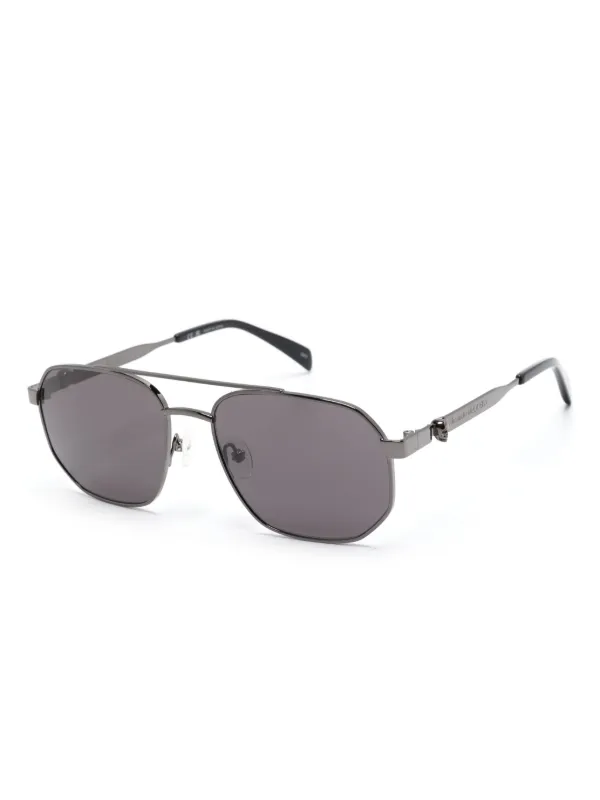 Alexander McQueen Eyewear Floating Skull Sunglasses Black