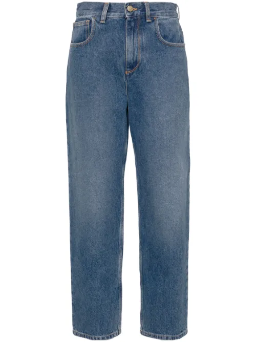 Jean droit à taille moyenne - Moncler - Modalova