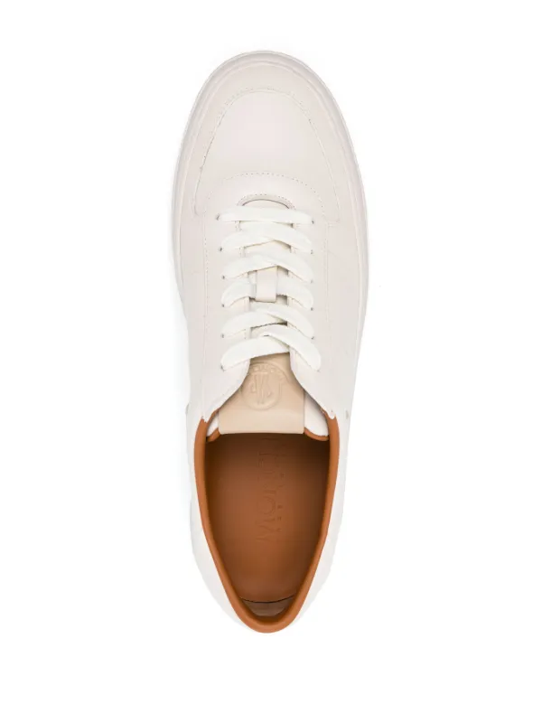 レザー★MONCLER★MONCLUB TRAINERS スニーカー Moncler Monclub Leather Sneakers | Neutrals | FARFETCH
