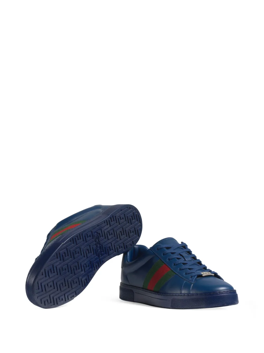 Gucci ace leather sneaker blue online