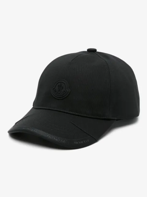 Moncler gorra con parche del logo