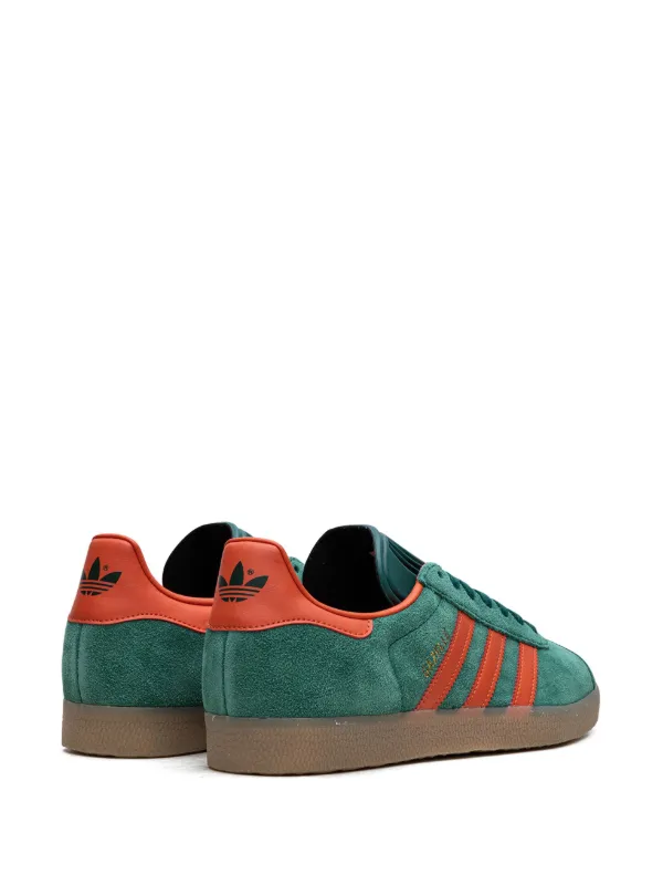  GAZELLE スエード スニーカー グリーン ブラウン Adidas Gazelle 