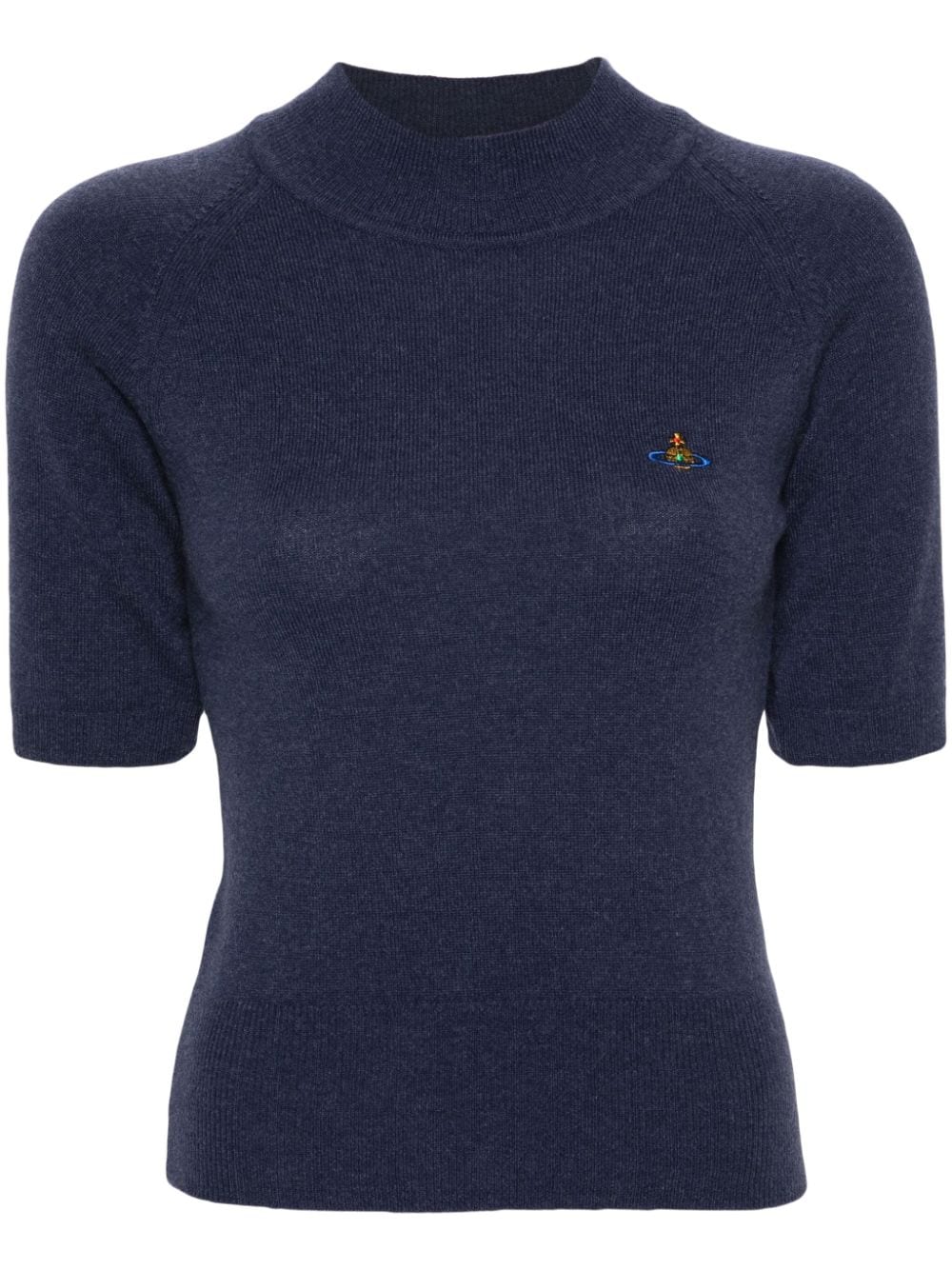 Vivienne Westwood Bea Knitted T-shirt In Blue