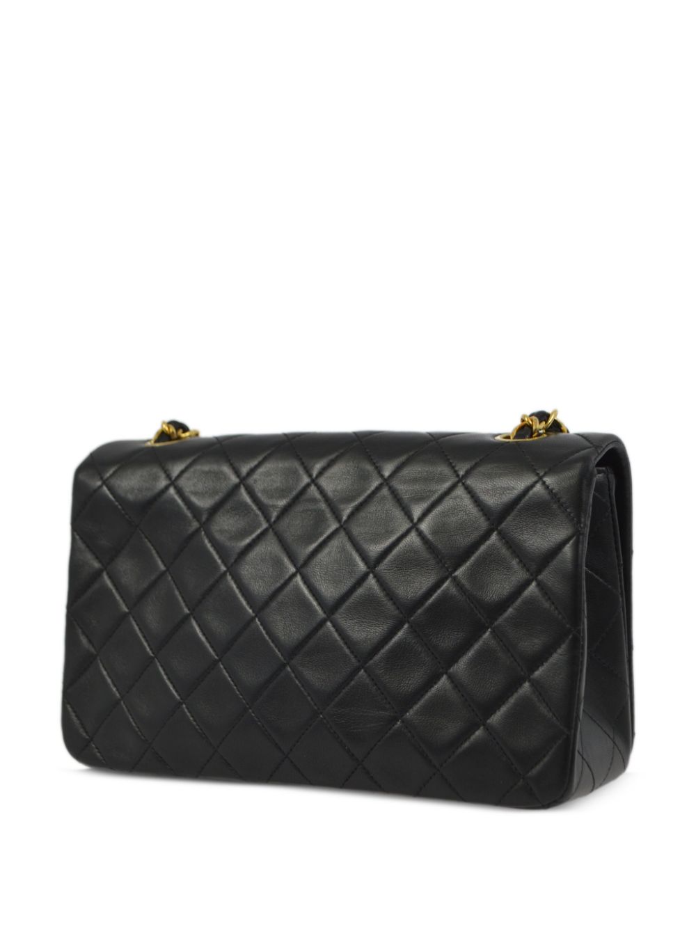 CHANEL Pre-Owned 1992 Flap Double Flap schoudertas - Zwart