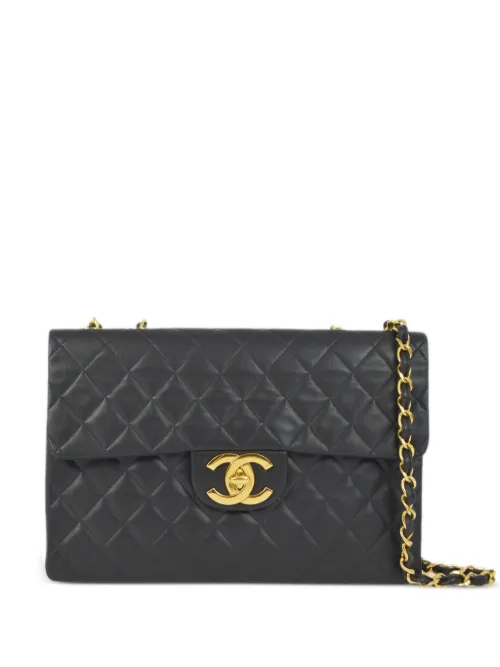 Grand sac porté épaule Maxi Classic Flap (1992) - CHANEL Pre-Owned - Modalova
