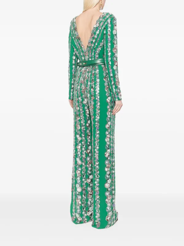 ワンピース Saiid Kobeisy Satin Jumpsuit RTWFW24-JP-11_5676e9d5-351f-