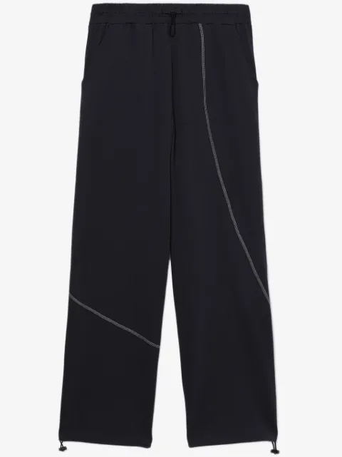FIVE CM contrast-stitching cotton track pants