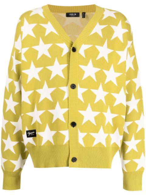 FIVE CM star intarsia-knit cardigan