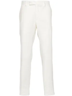Eleventy コットンパンツ | ホワイト | FARFETCH JP