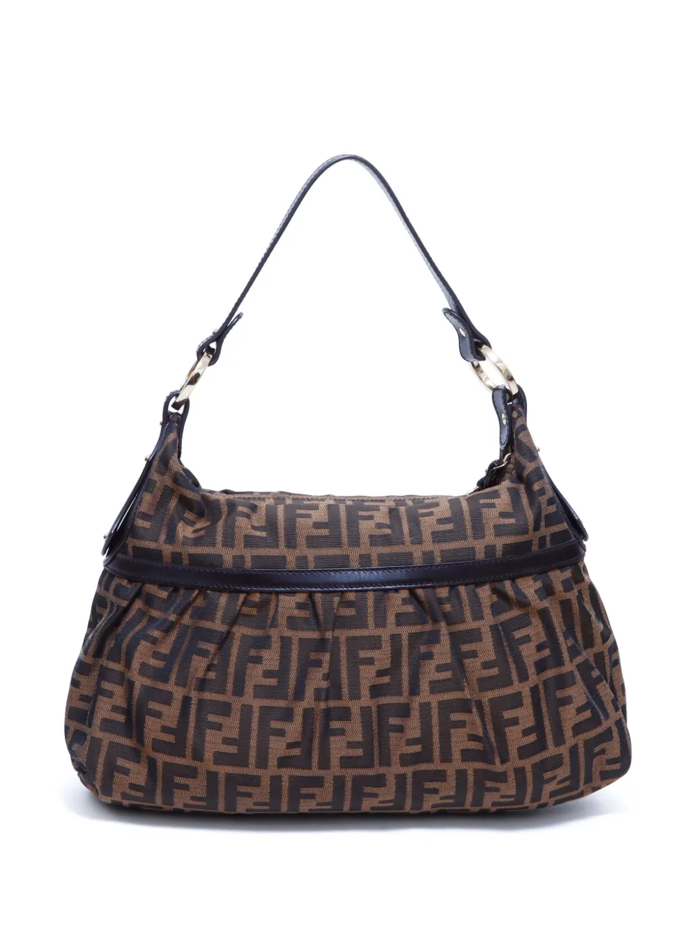 Fendi Pre-Owned Zucca canvas schoudertas - Bruin