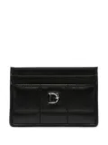 DSQUARED2 D2-plaque matelassé card holder - Black
