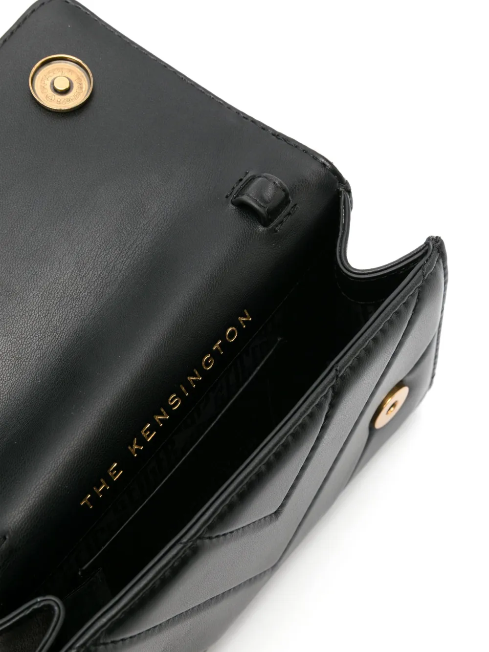 Kurt Geiger London Kensington leren clutch Zwart