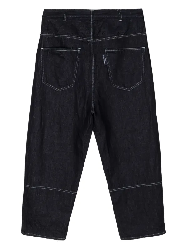 Comme Des Garcons Homme drop crotch Jeans Farfetch