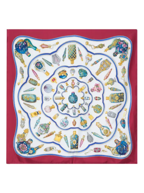 Hermes 1990s Le Flacon silk scarf Women