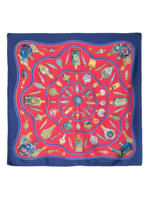 Hermes 1990s Qu'importe Le Flacon silk scarf Women