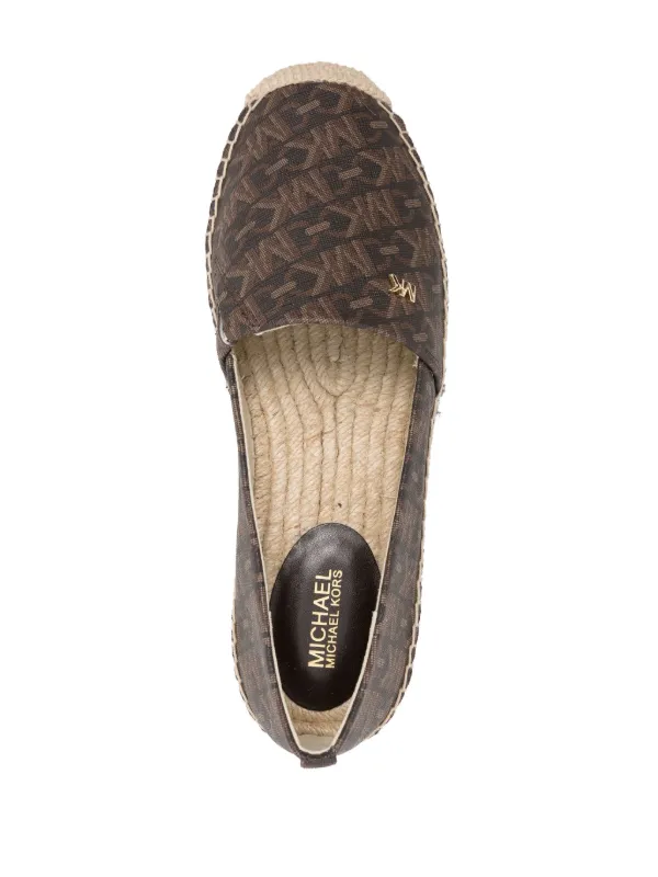 Michael Michael Kors Kendrick Empire monogram espadrilles women Rubber Fabric Polyurethane Polyurethane 8 White