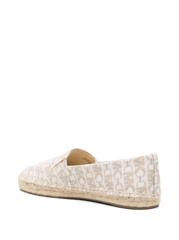 Michael Michael Kors Kendrick Empire Monogram Espadrilles White