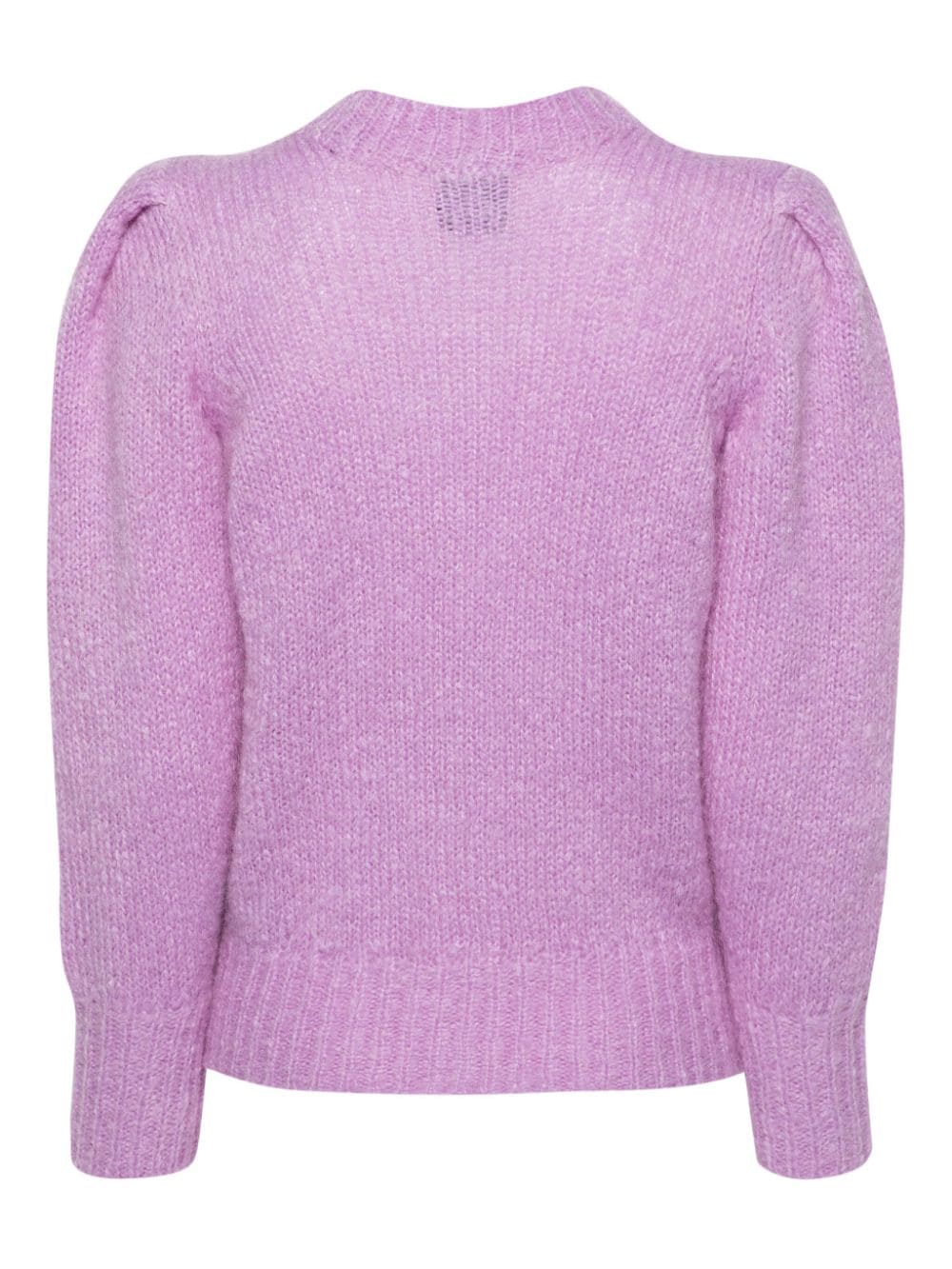 Shop Isabel Marant Emma Ribbed Jumper In Purple