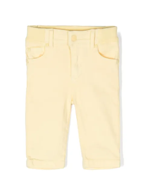 Stella McCartney Kids embroidered cotton trousers