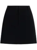 Cinq A Sept Marie pressed-crease crepe skorts - Black