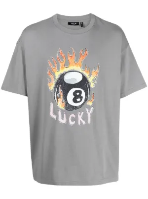 ERL スカルプリント Tシャツ | ブラウン | FARFETCH JP