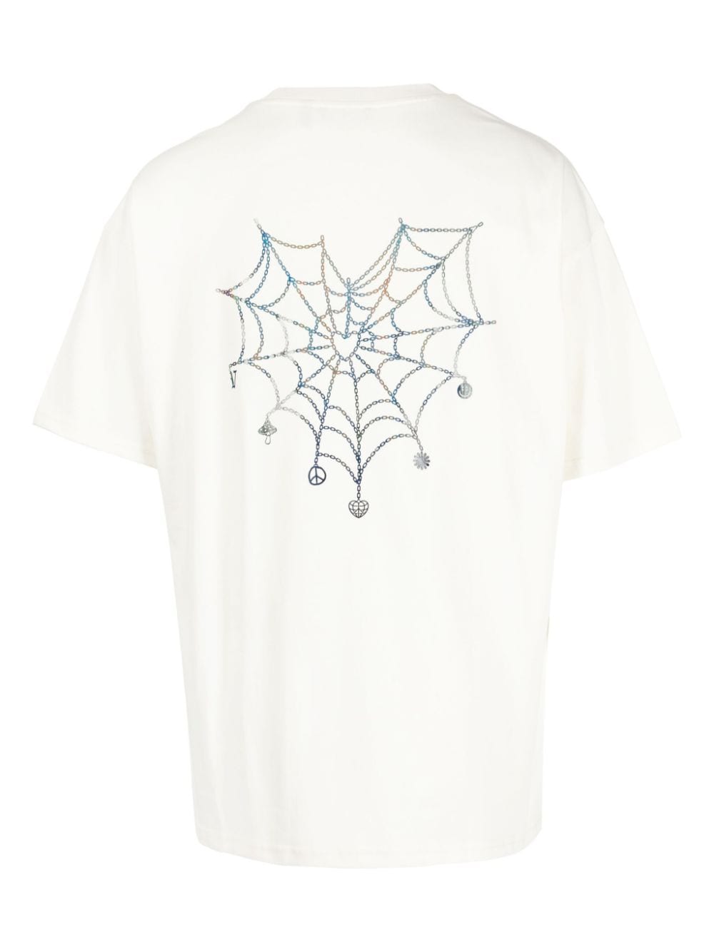 Shop Five Cm Graphic-print Cotton T-shirt In Weiss