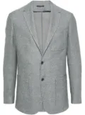 Canali single-breasted blazer - Blue