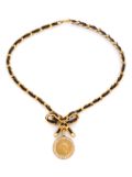 CHANEL Pre-Owned 1995 pendant necklace - Black