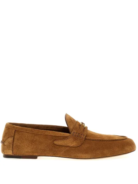Gucci Interlocking G suede loafers