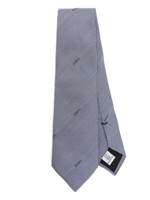 Moschino striped silk tie