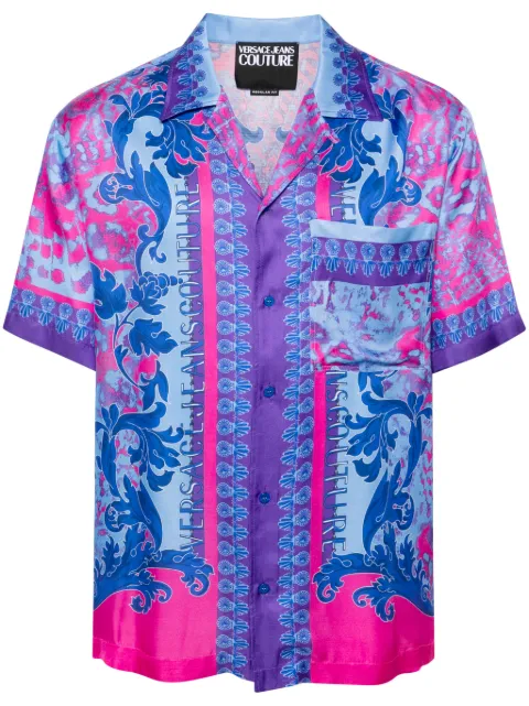 Versace Jeans Couture ミックスプリント シャツ