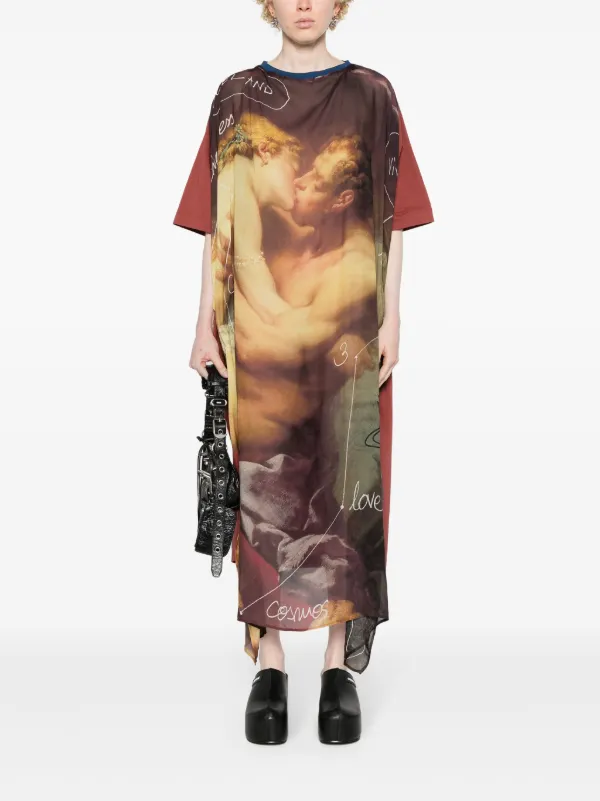 ◆VIVIENNE WESTWOOD NEW最新作◆キス スウィング ドレス◆Brown ◇VIVIENNE WESTWOOD NEW最新作◇キス スウィング ドレス◇Brown