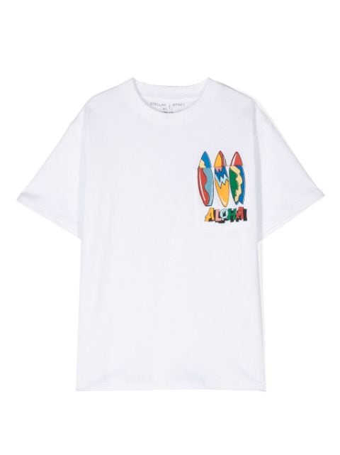 Stella McCartney Kids Aloha-print cotton T-shirt