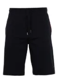 Paul Smith logo-patch jersey shorts - Blue