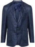 Canali single-breasted blazer - Blue