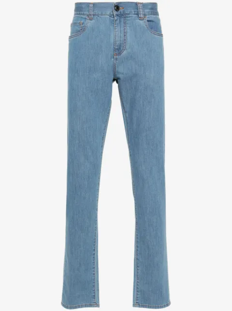 Canali vaqueros slim con parche del logo