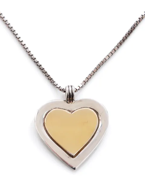 Tiffany & Co. Pre-Owned 2008 heart pendant chain necklace