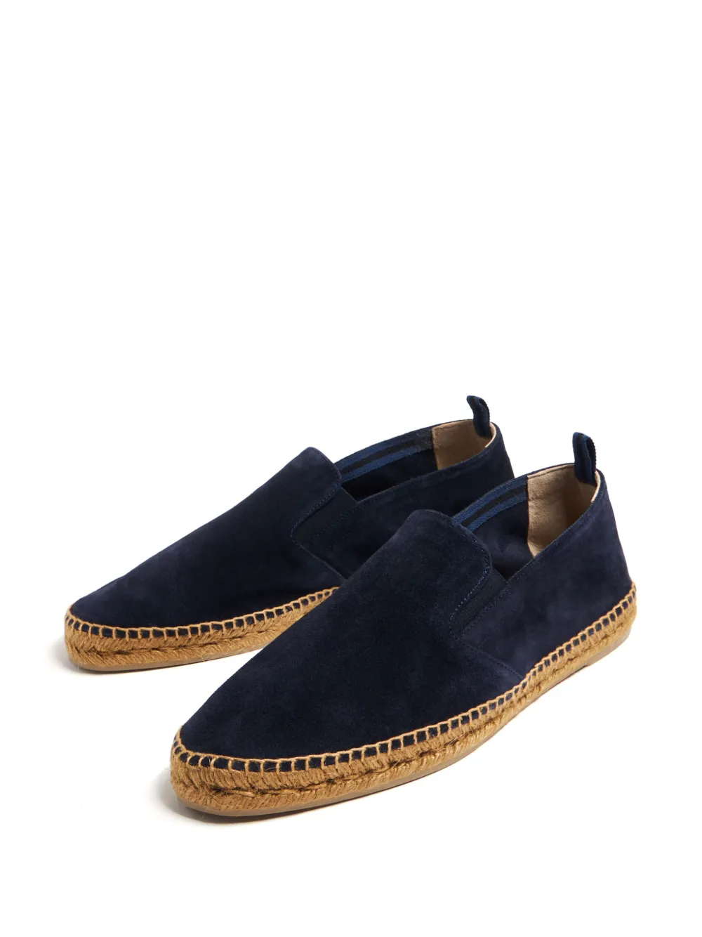 Shop Castaã±er Joel Suede Espadrilles In Blue