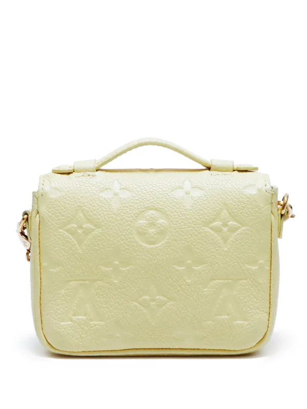 Louis Vuitton Pre Owned Micrometis two way Shoulder Bag Yellow FARFETCH IN