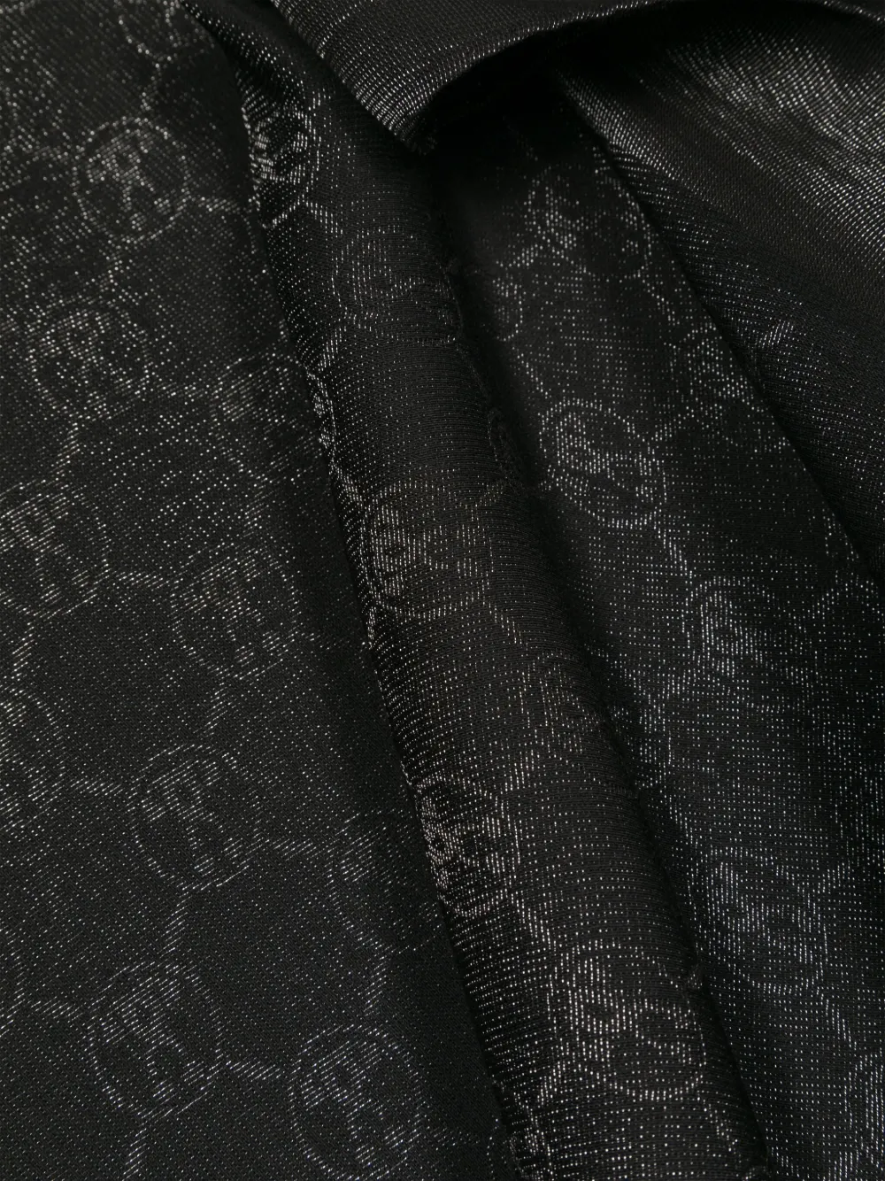 Moschino Sjaal met logo-jacquard Zwart