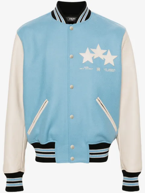 AMIRI star-patches bomber jacket