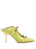 Malone Souliers Maureen 70mm satin mules - Green