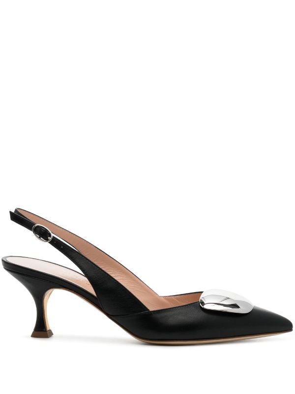 Rupert Sanderson Marshall 80mm Leather Pumps Farfetch