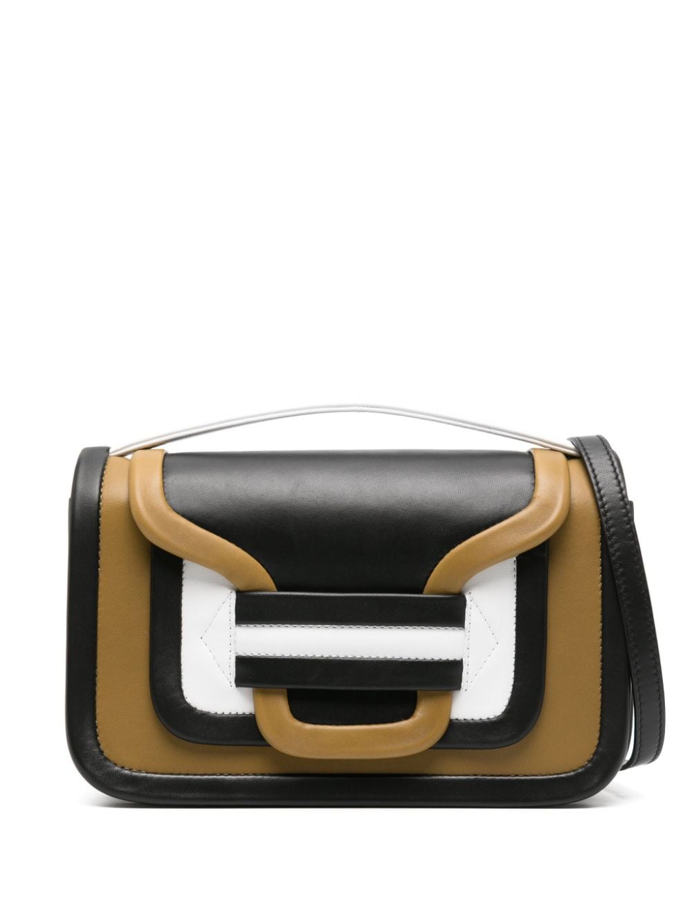 Alpha leather crossbody bag