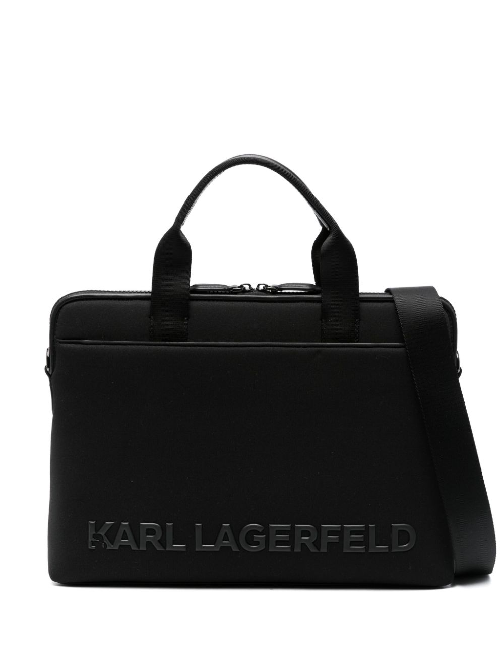 Karl Lagerfeld K/essential Laptop Bag In Black