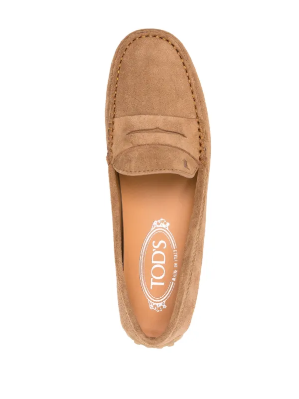【Tod‘s】上品ブラウン☆ トッズ Gommino スエード ローファー Tod's Gommino スエードローファー | ブラウン | FARFETCH JP