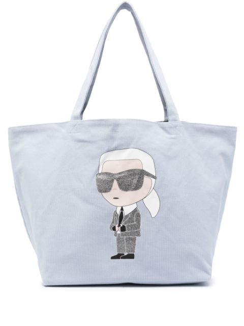 Karl Lagerfeld K Ikonik 2.0 canvas tote bag WOMEN