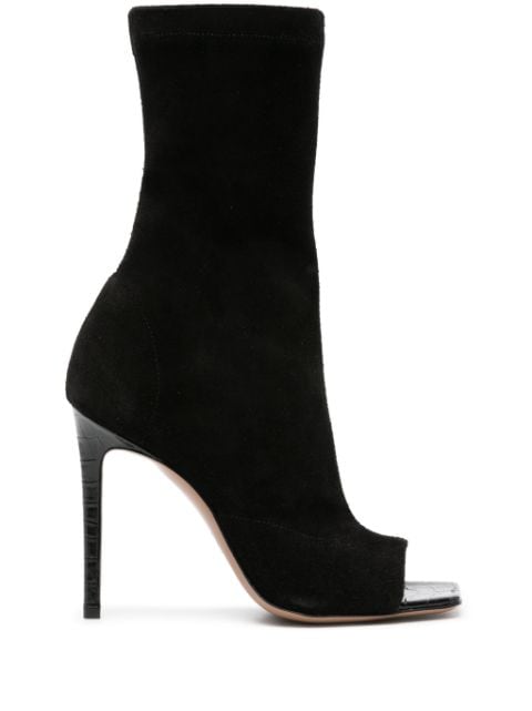 Paris Texas 105mm suede boots